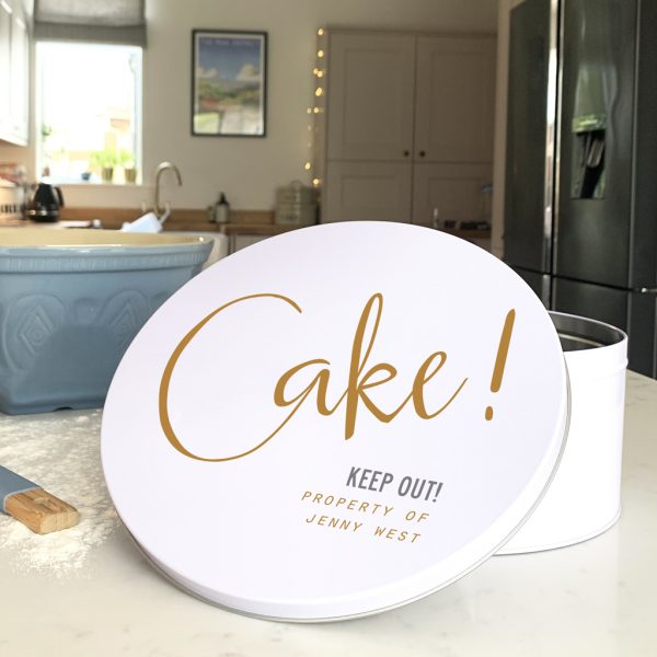 Personalised Cake Tin