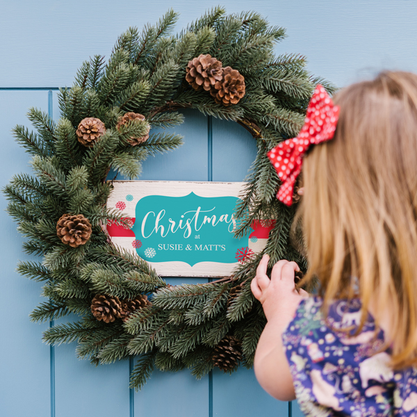 Personalised Vintage Style Christmas Sign