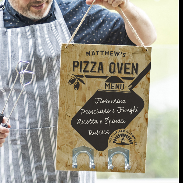 Personalised Pizza Oven Menu
