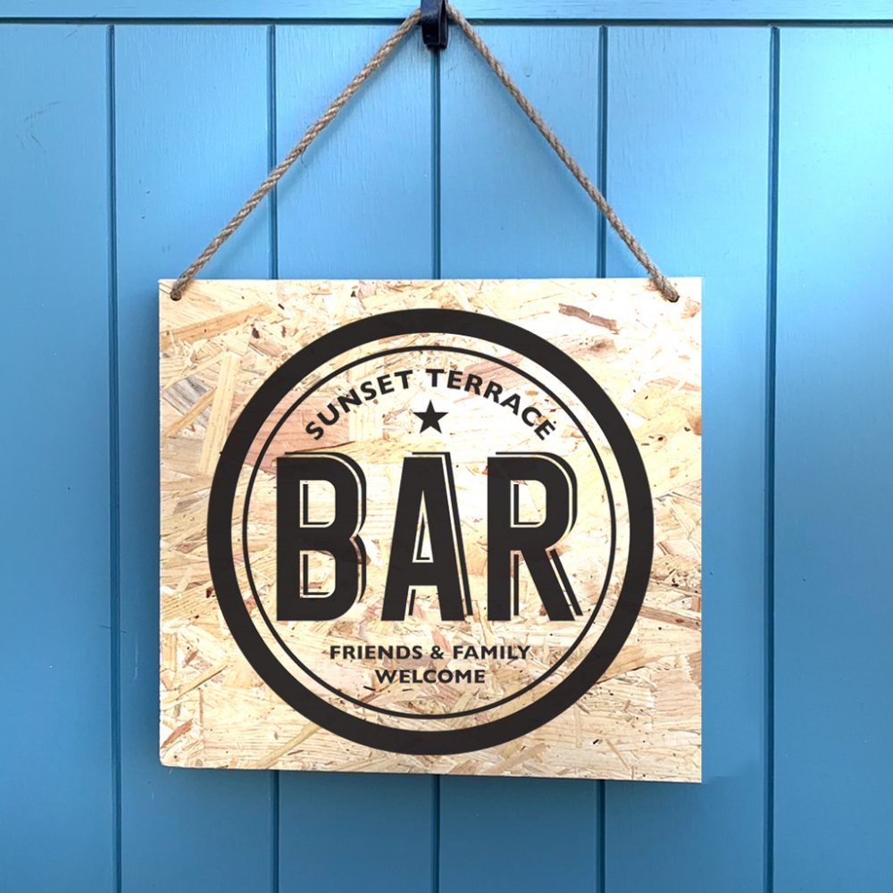 Personalised Bar Sign