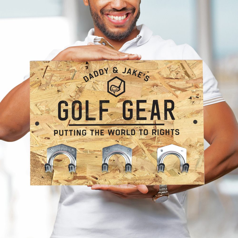 Personalised Golf Kit Hooks